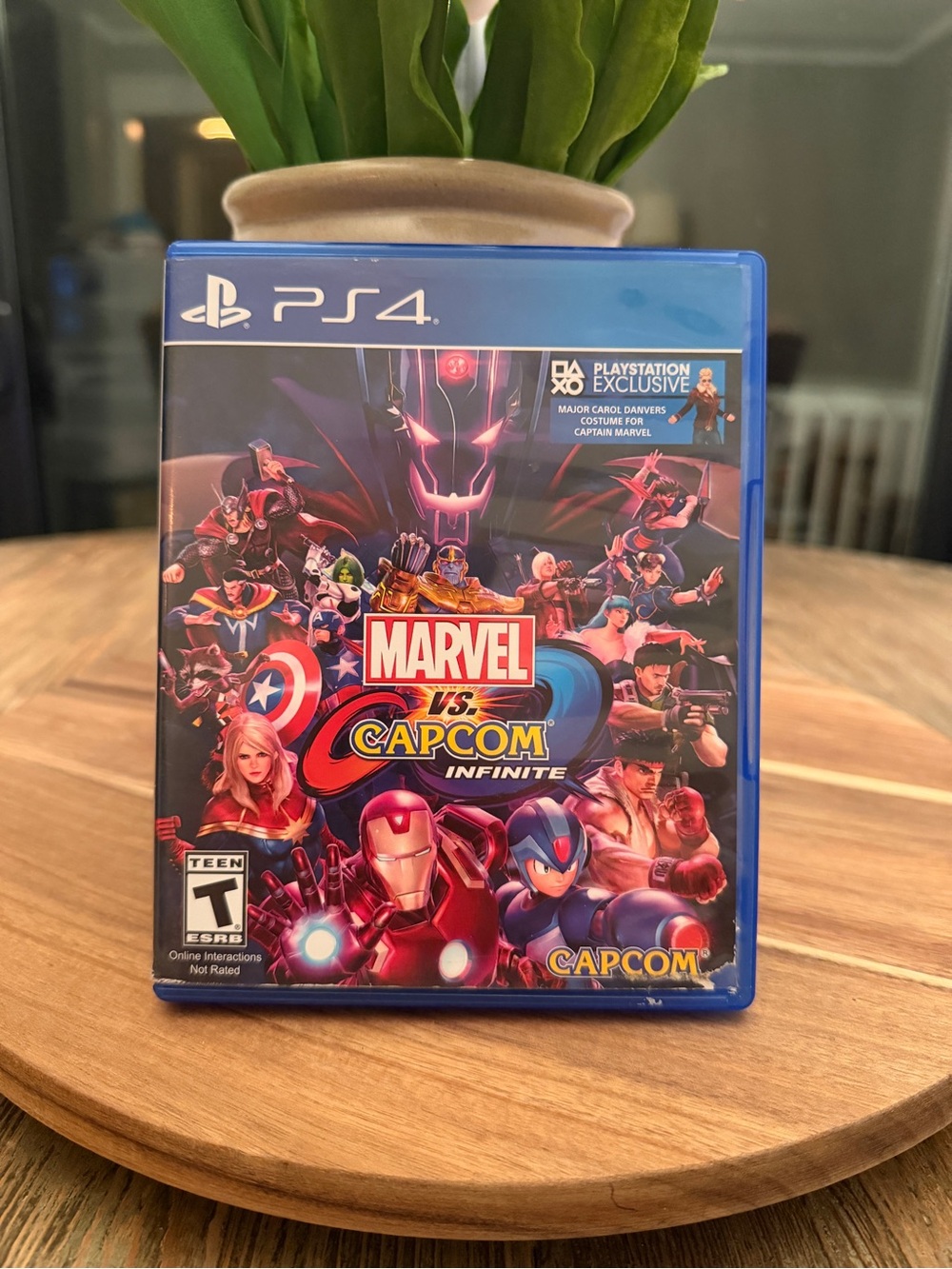PlayStation PS4 Marvel vs. Capcom: Infinite - Blue Case